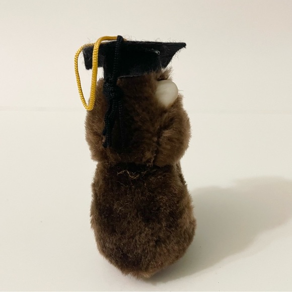 Vintage Graduation Teddy Bear Hugger Doll Figure - Picture 11 of 16